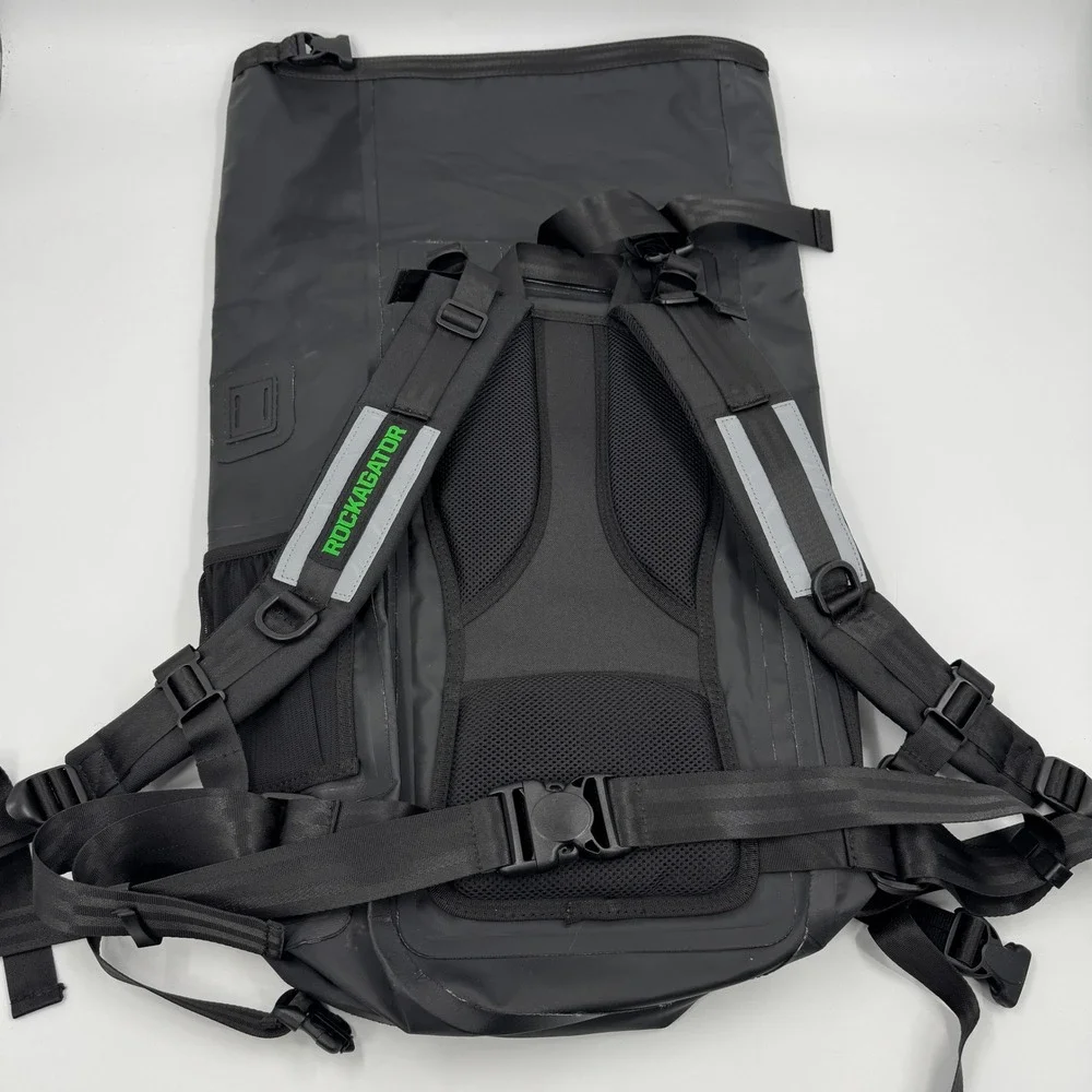 Rockagator‎ Hydric Waterproof Backpack Unisex 40L Black Roll Top Floating Bag